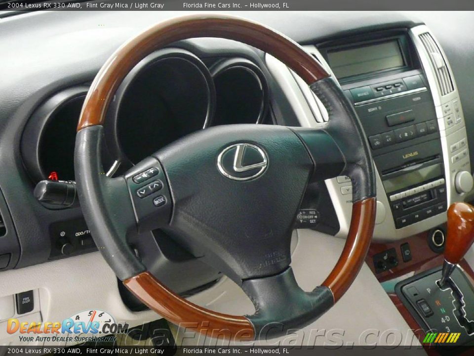 2004 Lexus RX 330 AWD Flint Gray Mica / Light Gray Photo #17