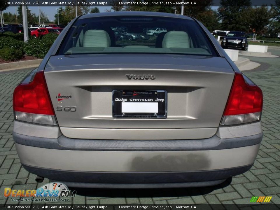 2004 Volvo S60 2.4 Ash Gold Metallic / Taupe/Light Taupe Photo #4