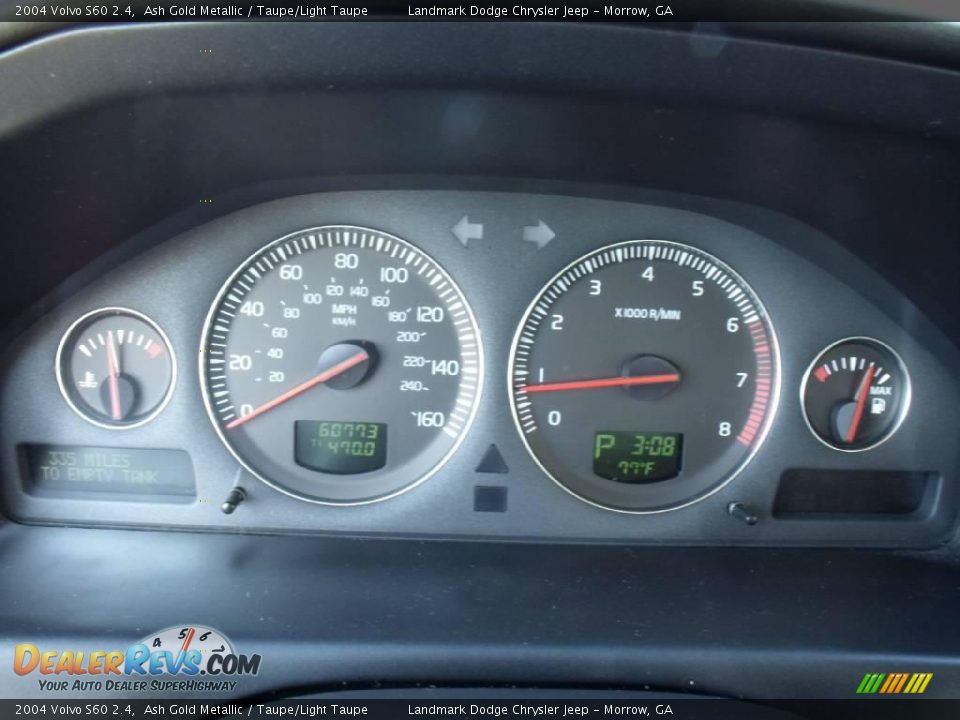 2004 Volvo S60 2.4 Ash Gold Metallic / Taupe/Light Taupe Photo #23