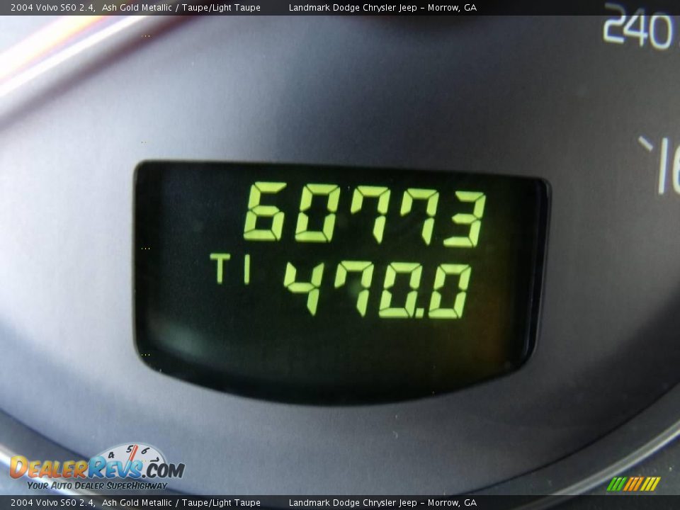 2004 Volvo S60 2.4 Ash Gold Metallic / Taupe/Light Taupe Photo #26