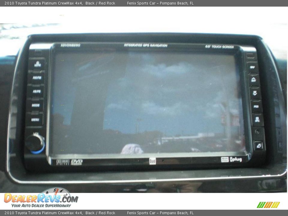 2010 Toyota Tundra Platinum CrewMax 4x4 Black / Red Rock Photo #26