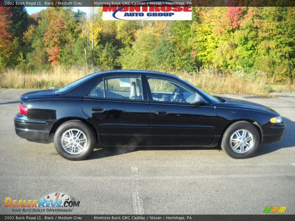 2002 Buick Regal LS Black / Medium Gray Photo #1