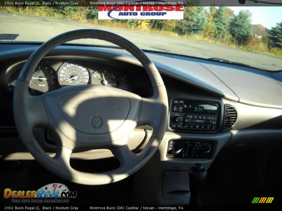 2002 Buick Regal LS Black / Medium Gray Photo #13