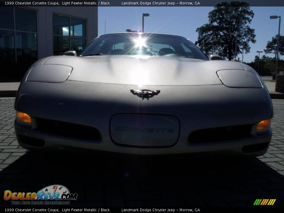 1999 Chevrolet Corvette Coupe Light Pewter Metallic / Black Photo #7