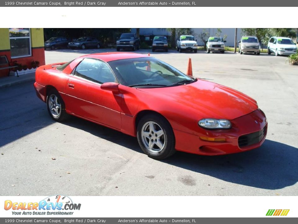 1999 Chevrolet Camaro Coupe Bright Red / Dark Gray Photo #3