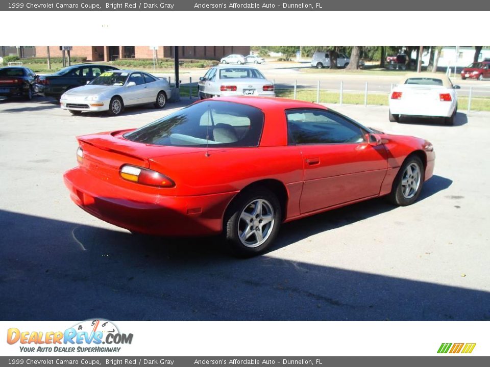 1999 Chevrolet Camaro Coupe Bright Red / Dark Gray Photo #5