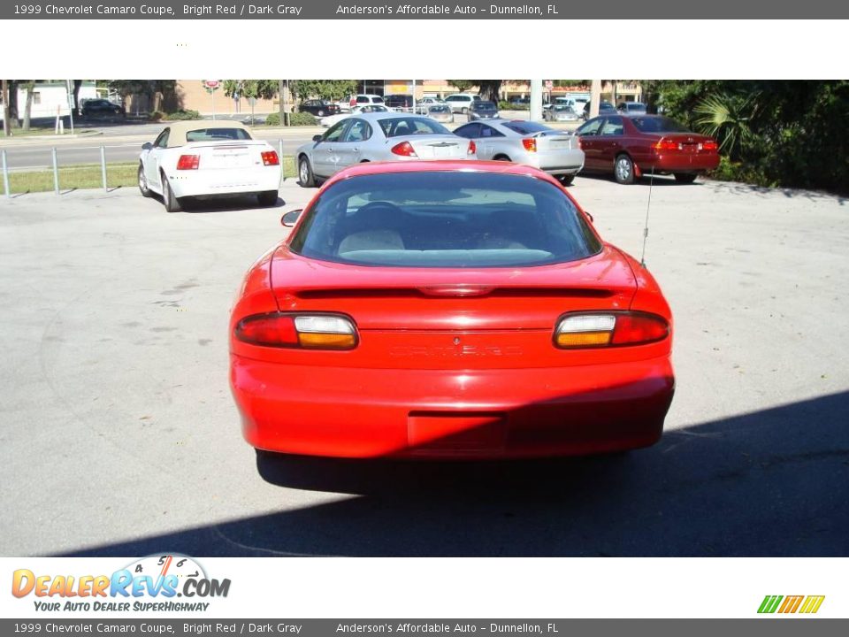 1999 Chevrolet Camaro Coupe Bright Red / Dark Gray Photo #6