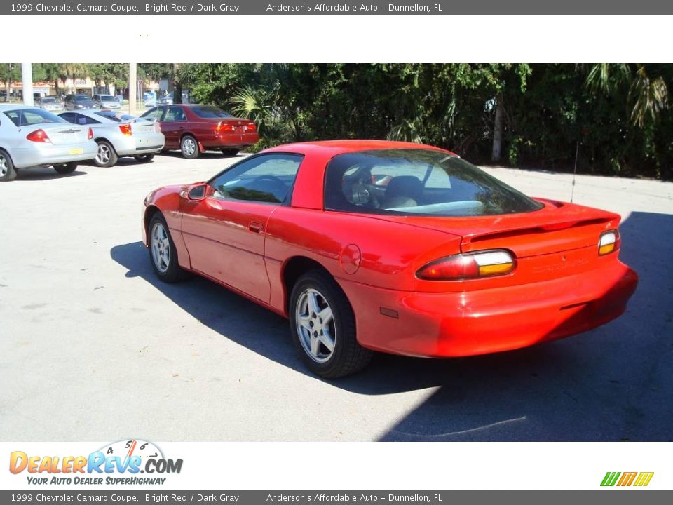 1999 Chevrolet Camaro Coupe Bright Red / Dark Gray Photo #7