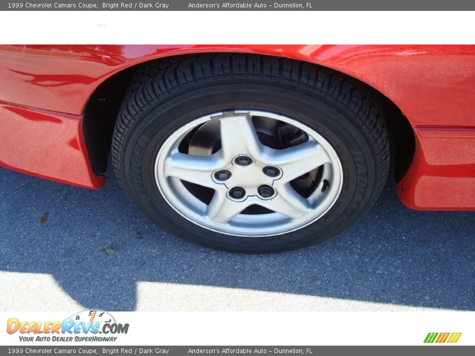 1999 Chevrolet Camaro Coupe Bright Red / Dark Gray Photo #9