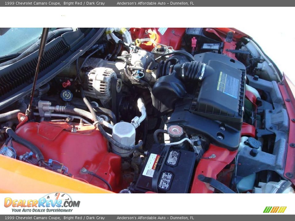 1999 Chevrolet Camaro Coupe Bright Red / Dark Gray Photo #28