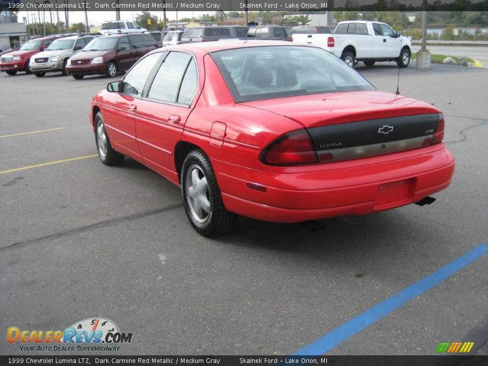 1999 Chevrolet Lumina LTZ Dark Carmine Red Metallic / Medium Gray Photo #7