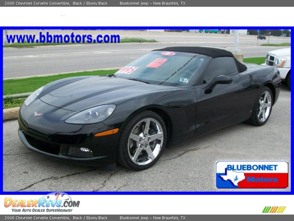 2006 Chevrolet Corvette Convertible Black / Ebony Black Photo #3