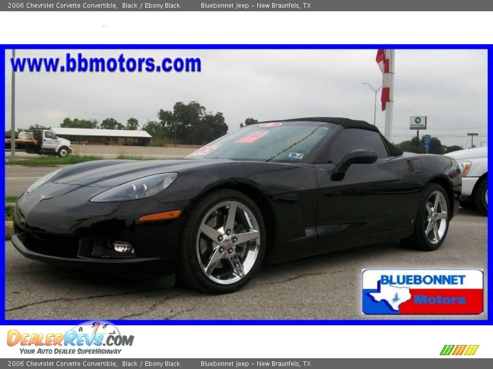2006 Chevrolet Corvette Convertible Black / Ebony Black Photo #5