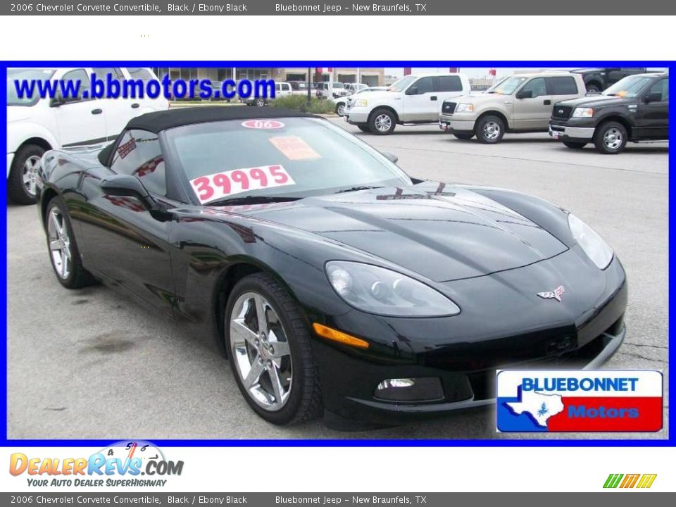 2006 Chevrolet Corvette Convertible Black / Ebony Black Photo #6