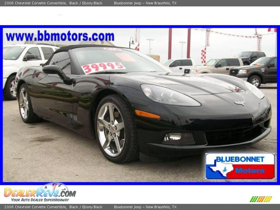 2006 Chevrolet Corvette Convertible Black / Ebony Black Photo #7