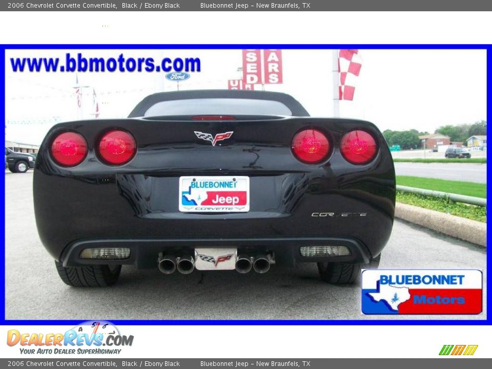 2006 Chevrolet Corvette Convertible Black / Ebony Black Photo #8