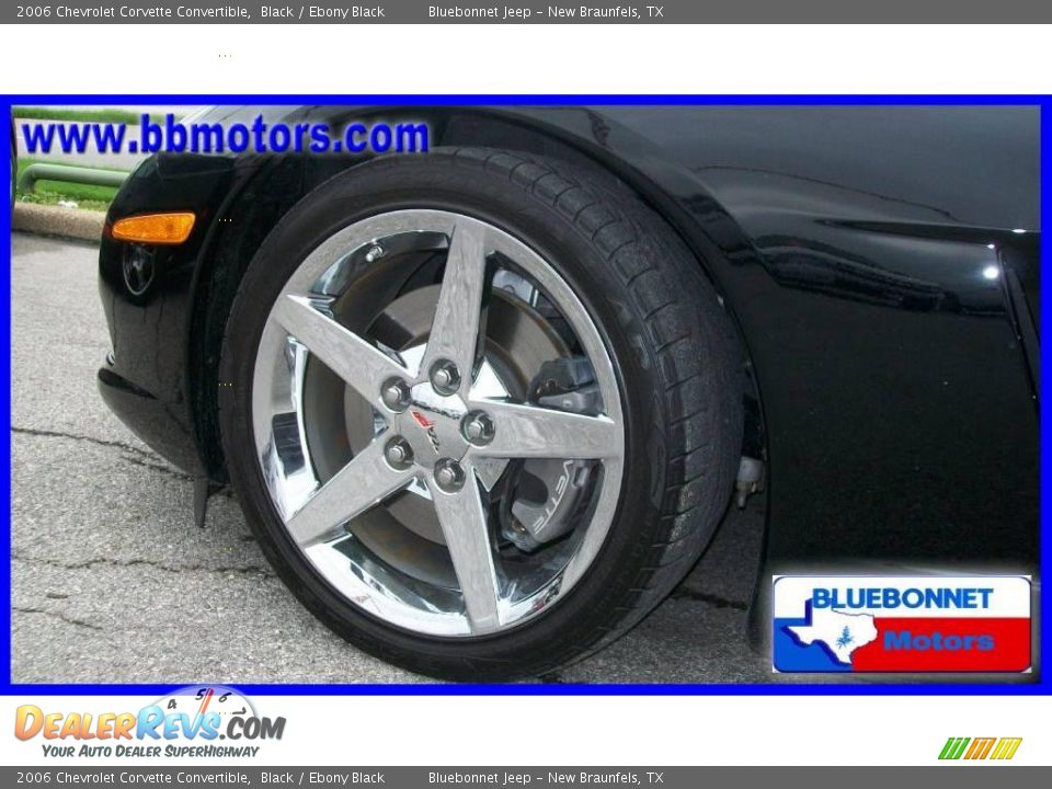 2006 Chevrolet Corvette Convertible Black / Ebony Black Photo #10