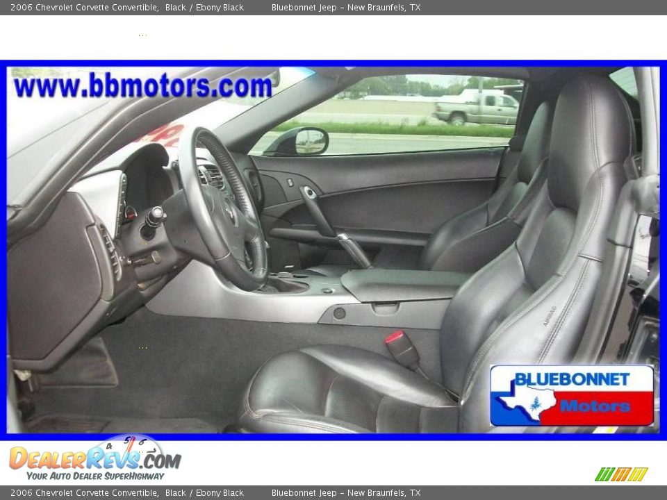 2006 Chevrolet Corvette Convertible Black / Ebony Black Photo #13