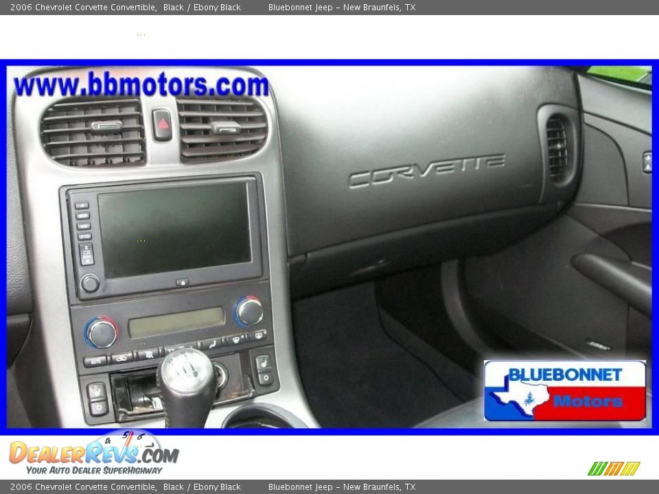 2006 Chevrolet Corvette Convertible Black / Ebony Black Photo #17