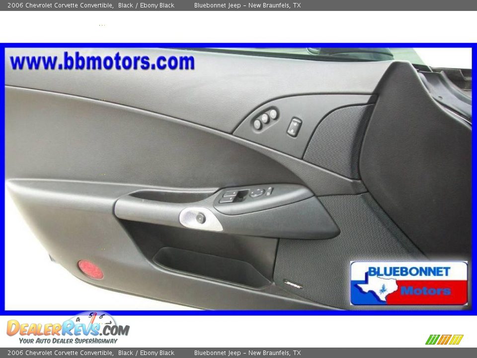 2006 Chevrolet Corvette Convertible Black / Ebony Black Photo #23