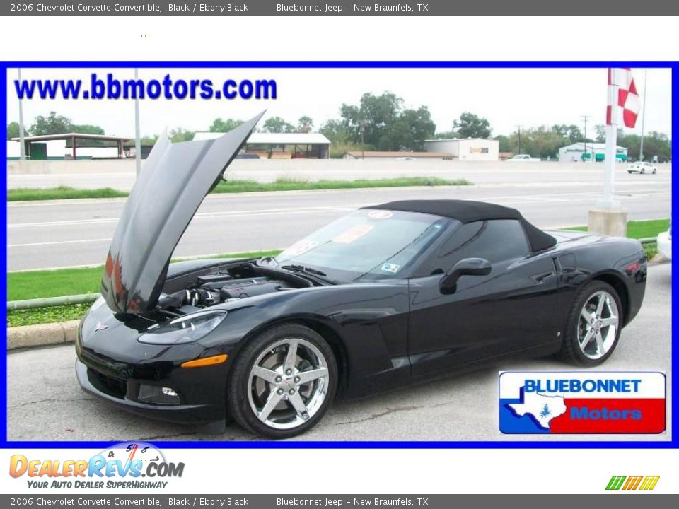 2006 Chevrolet Corvette Convertible Black / Ebony Black Photo #26