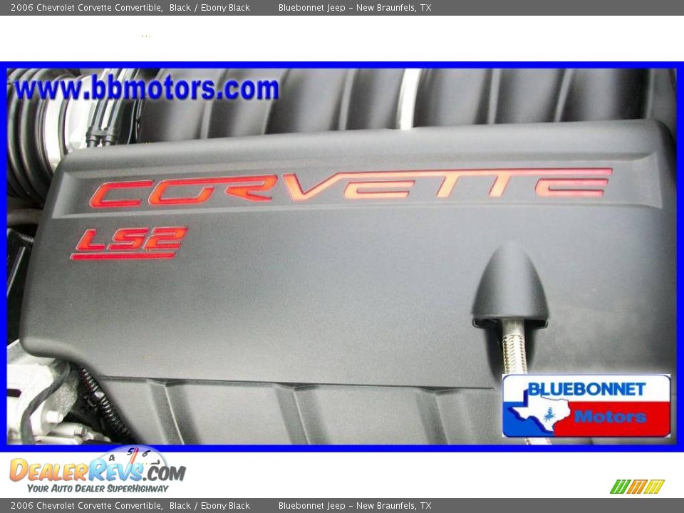 2006 Chevrolet Corvette Convertible Black / Ebony Black Photo #28