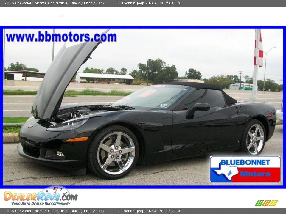 2006 Chevrolet Corvette Convertible Black / Ebony Black Photo #30