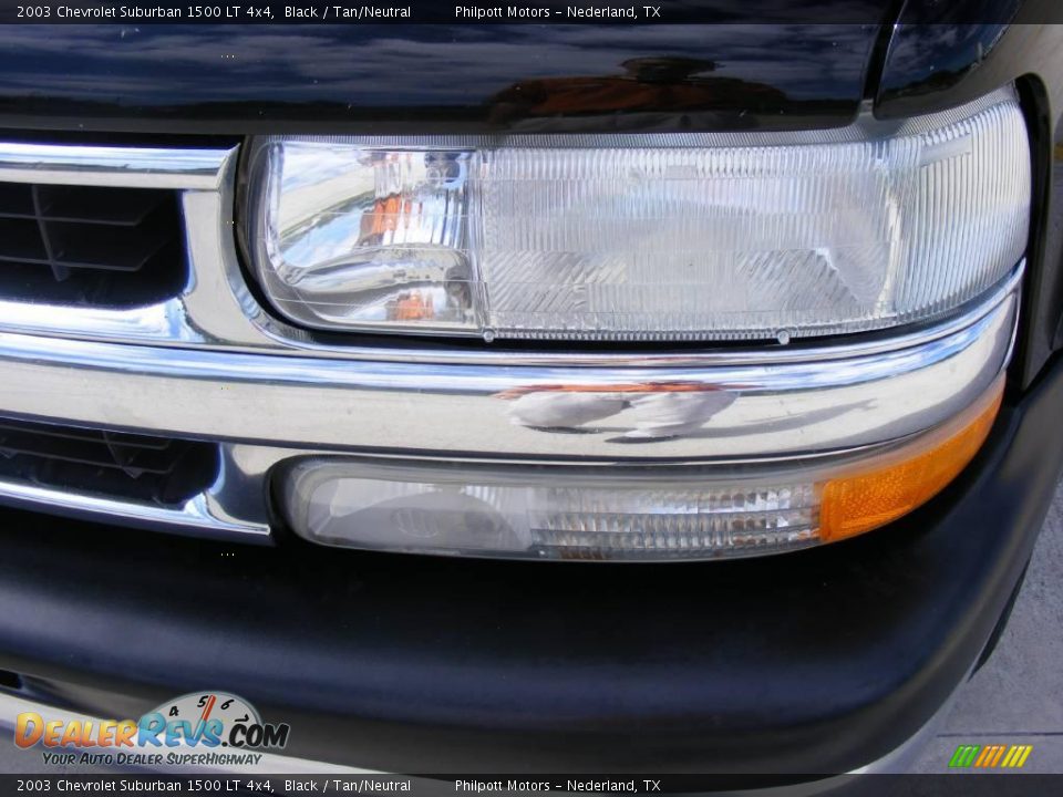 2003 Chevrolet Suburban 1500 LT 4x4 Black / Tan/Neutral Photo #10