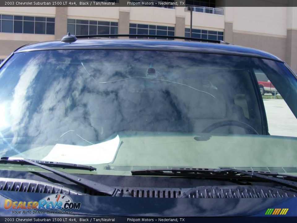 2003 Chevrolet Suburban 1500 LT 4x4 Black / Tan/Neutral Photo #20