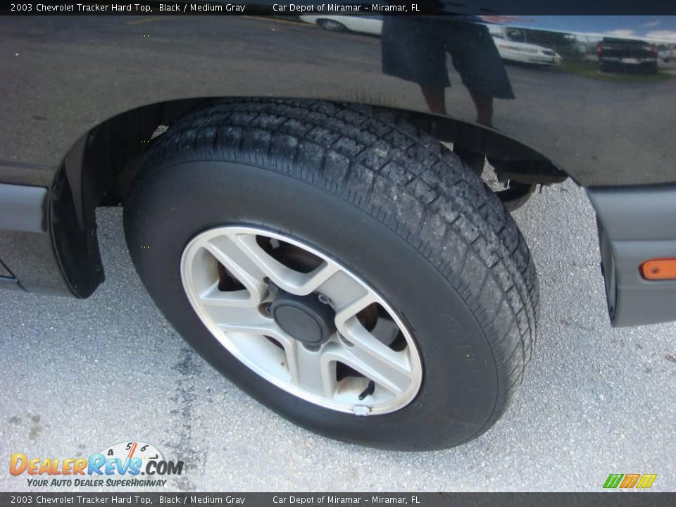 2003 Chevrolet Tracker Hard Top Black / Medium Gray Photo #14