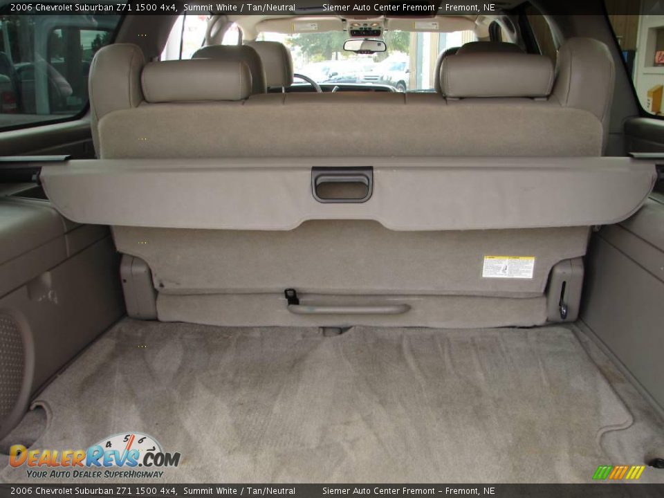 2006 Chevrolet Suburban Z71 1500 4x4 Summit White / Tan/Neutral Photo #10