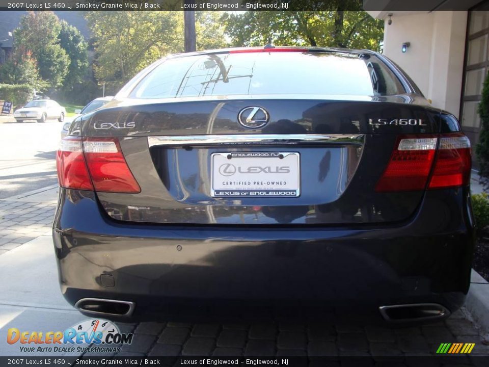 2007 Lexus LS 460 L Smokey Granite Mica / Black Photo #4