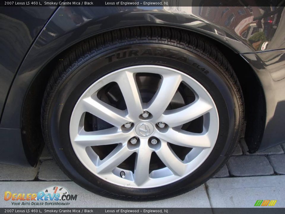 2007 Lexus LS 460 L Smokey Granite Mica / Black Photo #6