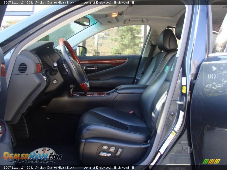 2007 Lexus LS 460 L Smokey Granite Mica / Black Photo #8