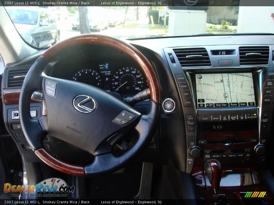 2007 Lexus LS 460 L Smokey Granite Mica / Black Photo #11