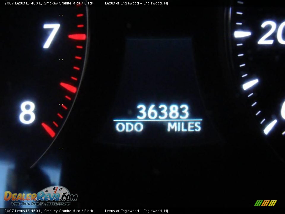 2007 Lexus LS 460 L Smokey Granite Mica / Black Photo #15
