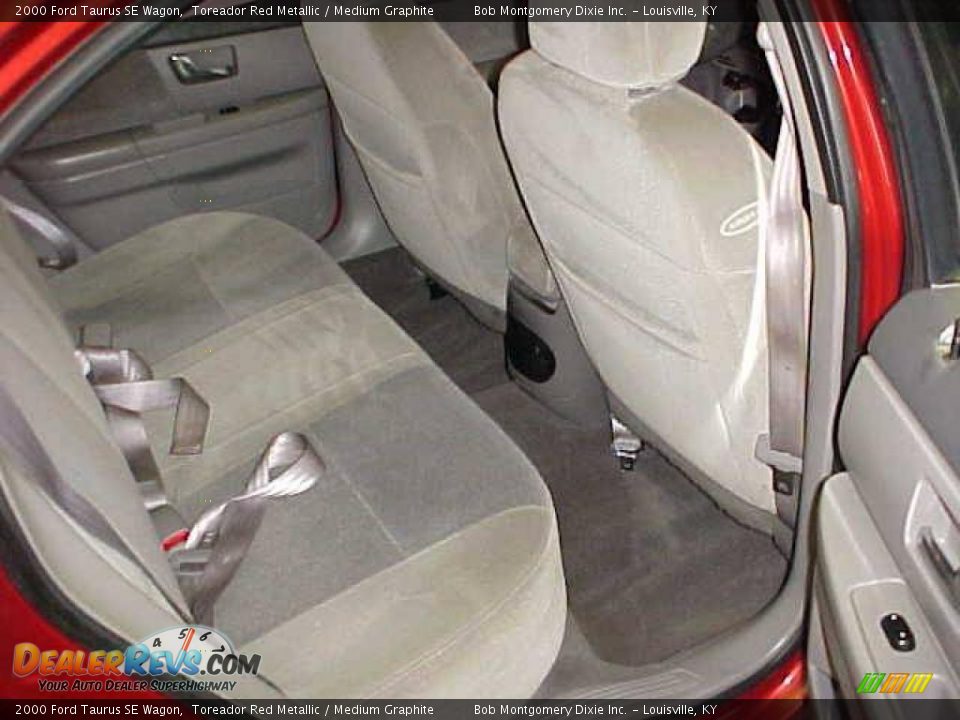 2000 Ford Taurus SE Wagon Toreador Red Metallic / Medium Graphite Photo #8