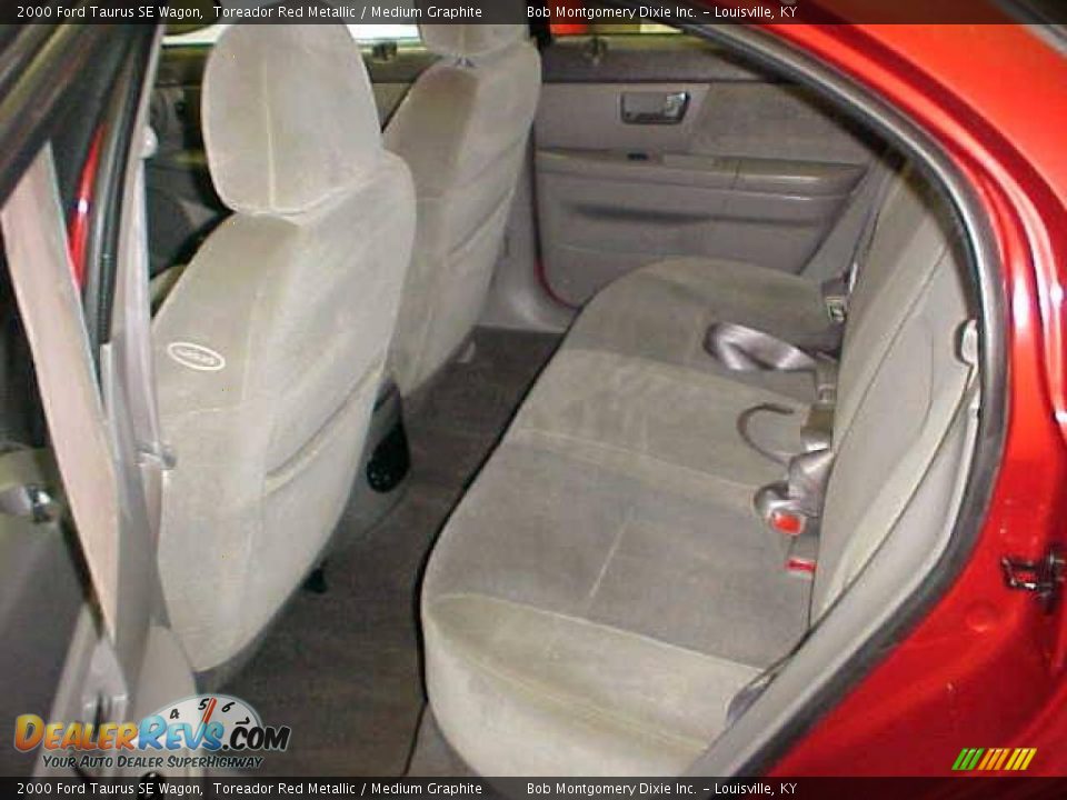 2000 Ford Taurus SE Wagon Toreador Red Metallic / Medium Graphite Photo #13