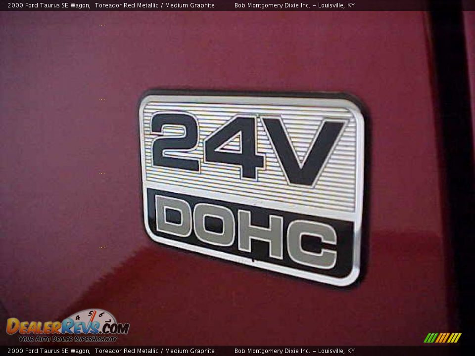 2000 Ford Taurus SE Wagon Toreador Red Metallic / Medium Graphite Photo #17