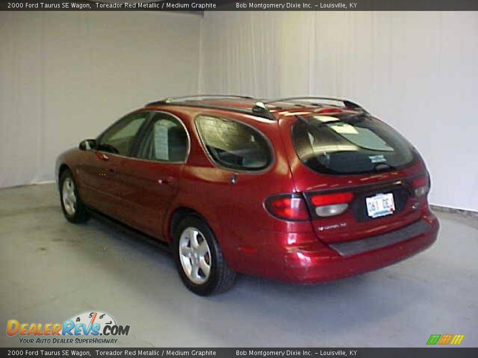 2000 Ford Taurus SE Wagon Toreador Red Metallic / Medium Graphite Photo #19