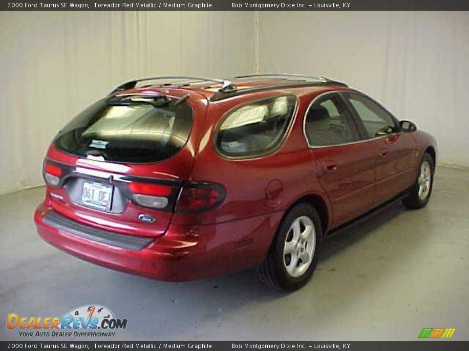 2000 Ford Taurus SE Wagon Toreador Red Metallic / Medium Graphite Photo #20