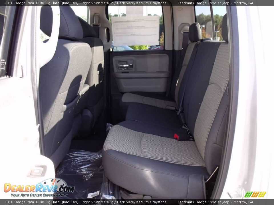 2010 Dodge Ram 1500 Big Horn Quad Cab Bright Silver Metallic / Dark Slate/Medium Graystone Photo #7