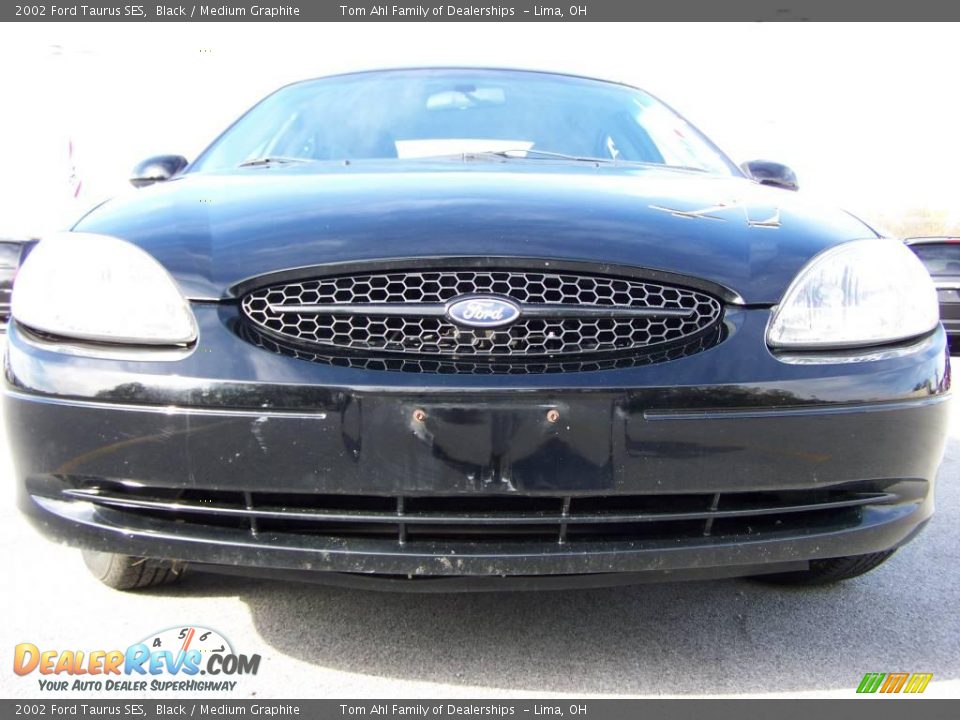 2002 Ford Taurus SES Black / Medium Graphite Photo #3