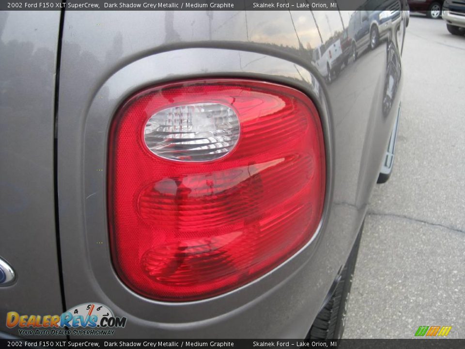 2002 Ford F150 XLT SuperCrew Dark Shadow Grey Metallic / Medium Graphite Photo #21