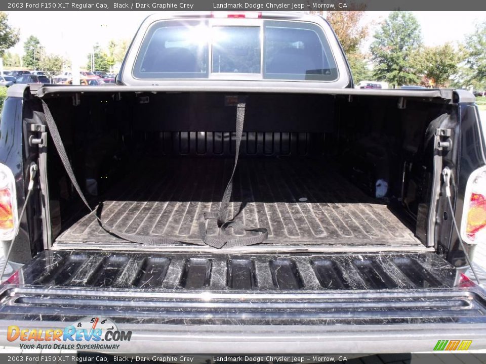 2003 Ford F150 XLT Regular Cab Black / Dark Graphite Grey Photo #13