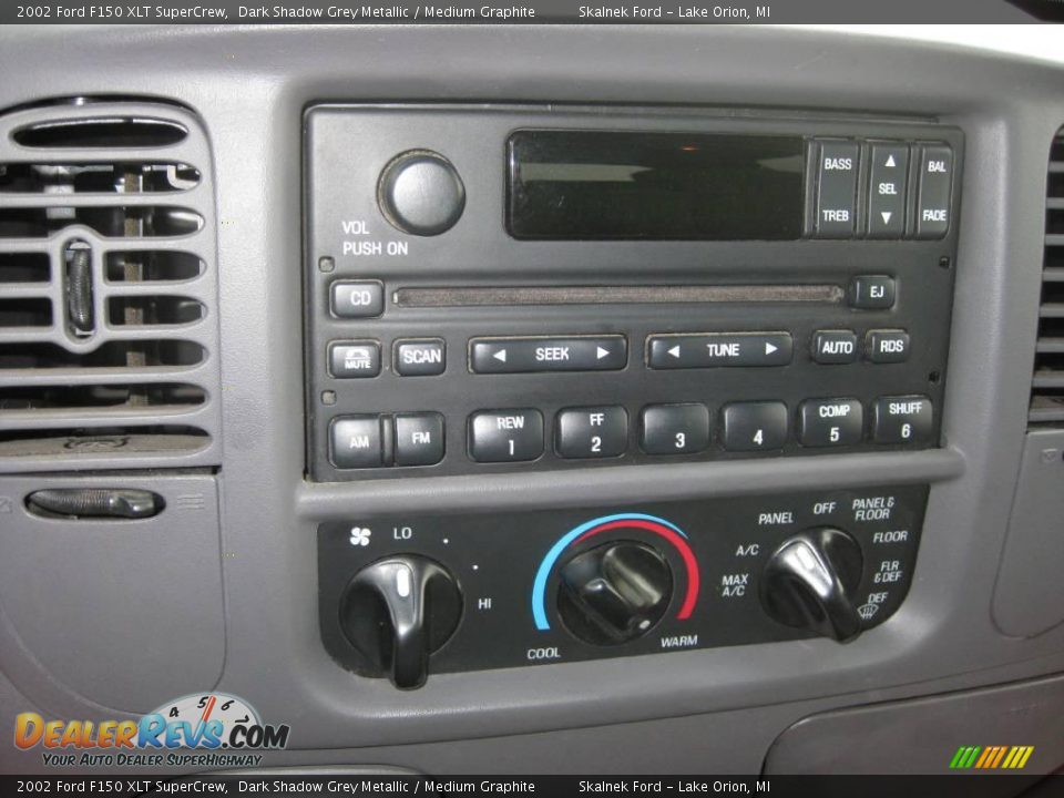 2002 Ford F150 XLT SuperCrew Dark Shadow Grey Metallic / Medium Graphite Photo #30
