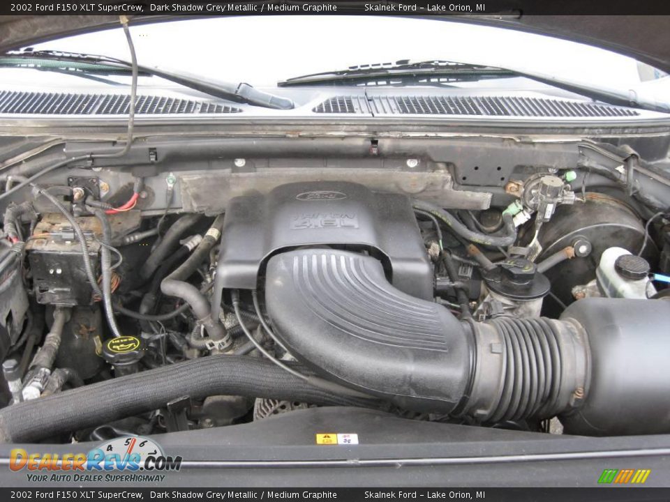 2002 Ford F150 XLT SuperCrew Dark Shadow Grey Metallic / Medium Graphite Photo #32