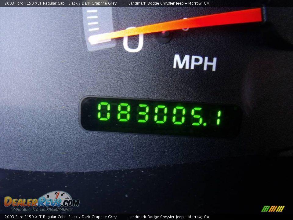 2003 Ford F150 XLT Regular Cab Black / Dark Graphite Grey Photo #21