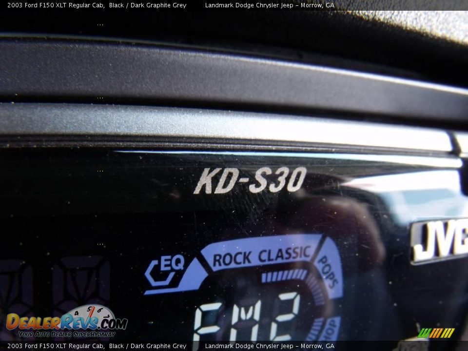 2003 Ford F150 XLT Regular Cab Black / Dark Graphite Grey Photo #23