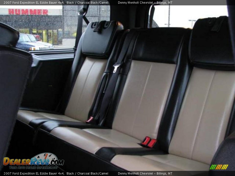 2007 Ford Expedition EL Eddie Bauer 4x4 Black / Charcoal Black/Camel Photo #11